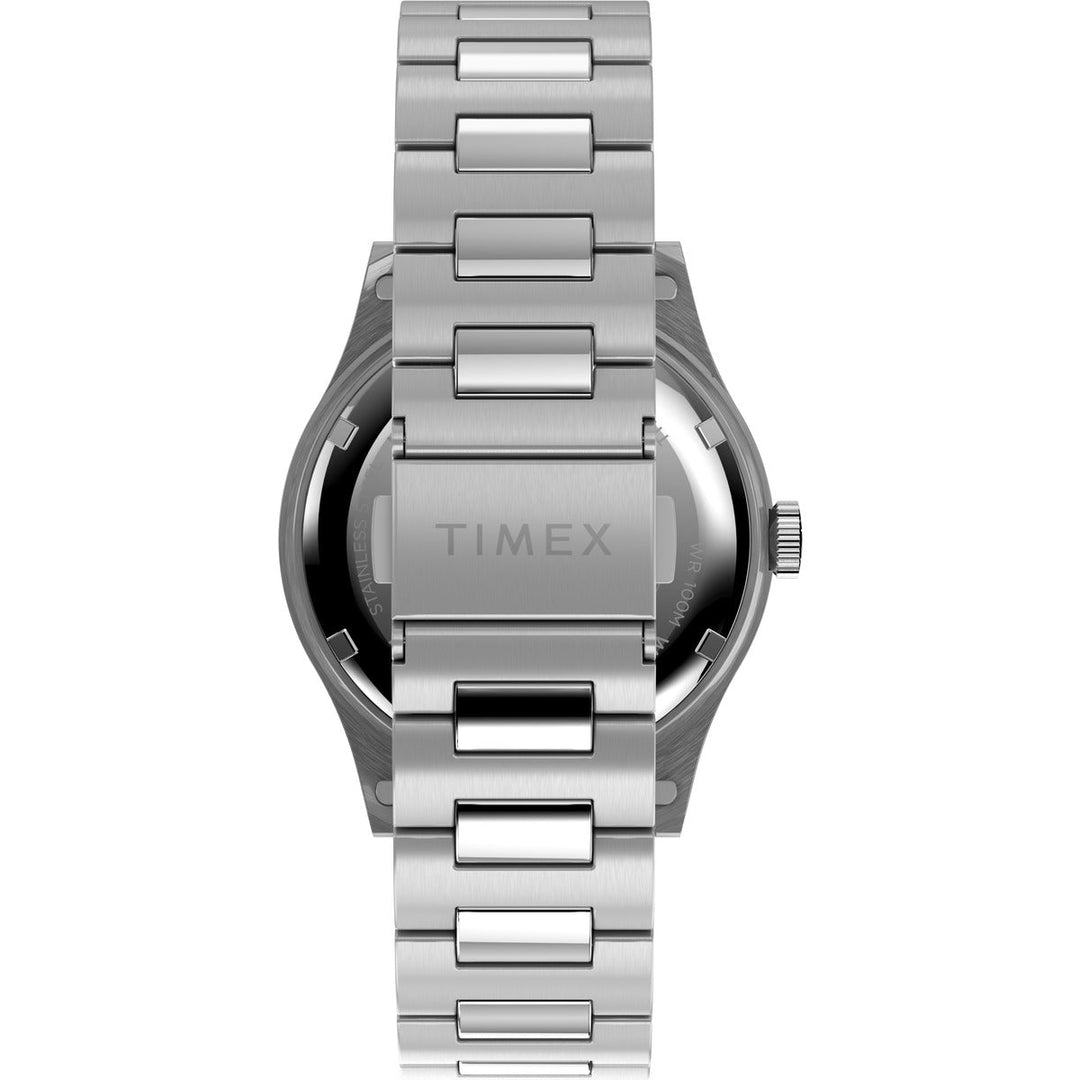 Timex 3 Hands Men's Analog Silver Dial Coloured Quartz Watch, Round Dial With 39 Mm Case Width - TW2U99300UJ
