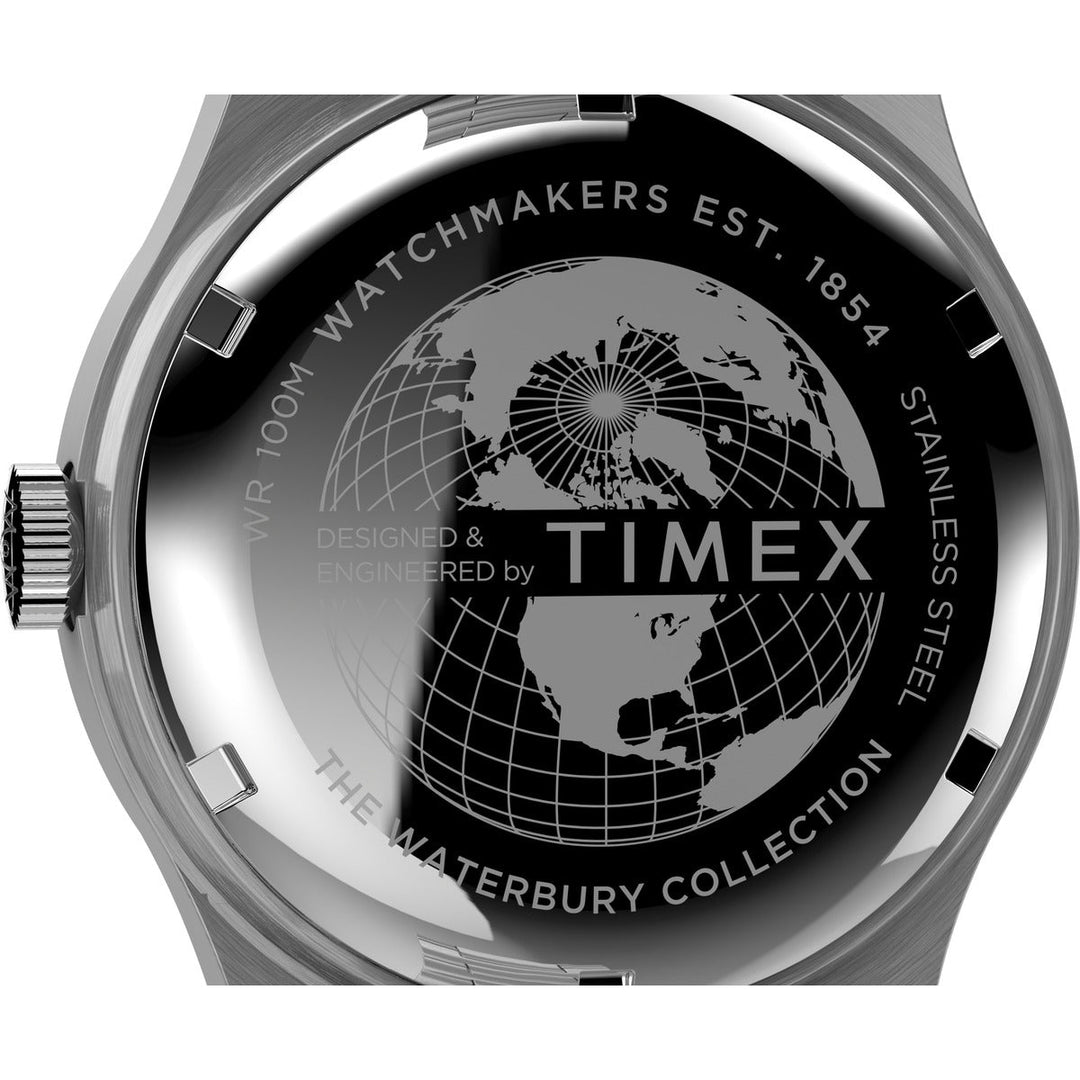 Timex 3 Hands Men's Analog Silver Dial Coloured Quartz Watch, Round Dial With 39 Mm Case Width - TW2U99300UJ