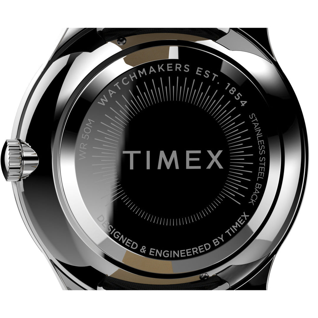 Timex 3 Hands Women's Analog Black Dial Coloured Quartz Watch, Round Dial With 32 Mm Case Width - TW2V01100UJ