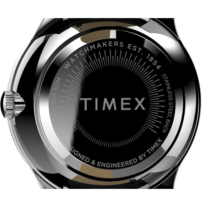 Timex 3 Hands Women's Analog Black Dial Coloured Quartz Watch, Round Dial With 32 Mm Case Width - TW2V01100UJ