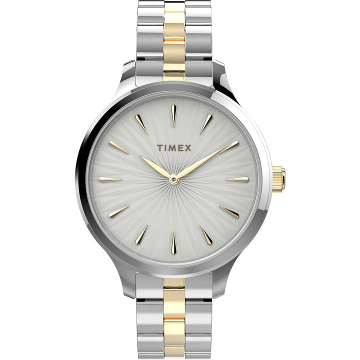 Timex Trend 3 Hands Women's Analog White Dial Quartz Watch - TW2V06500UJ