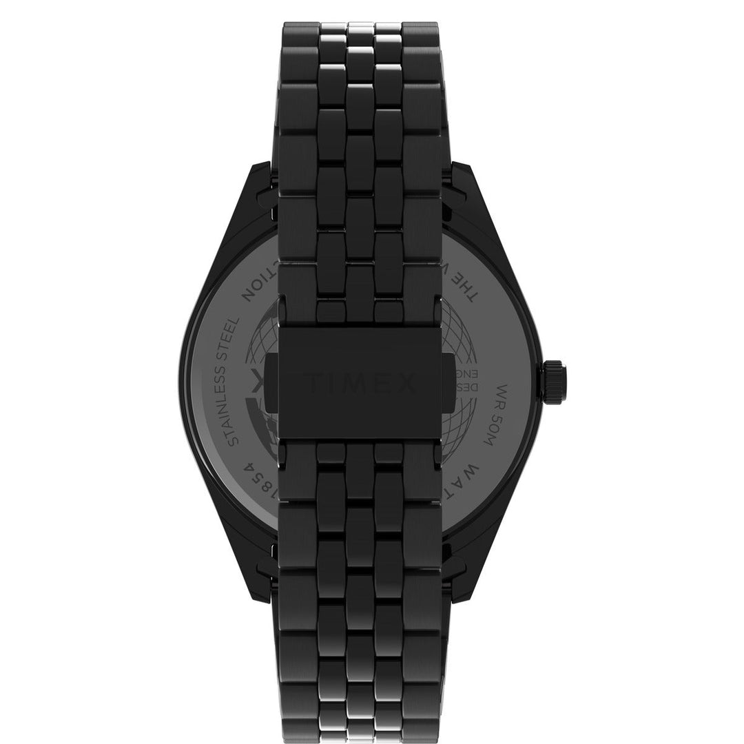 Timex Trend Waterbury 3 Hands Men's Analog Black Dial Coloured Quartz Watch - TW2V17700UJ