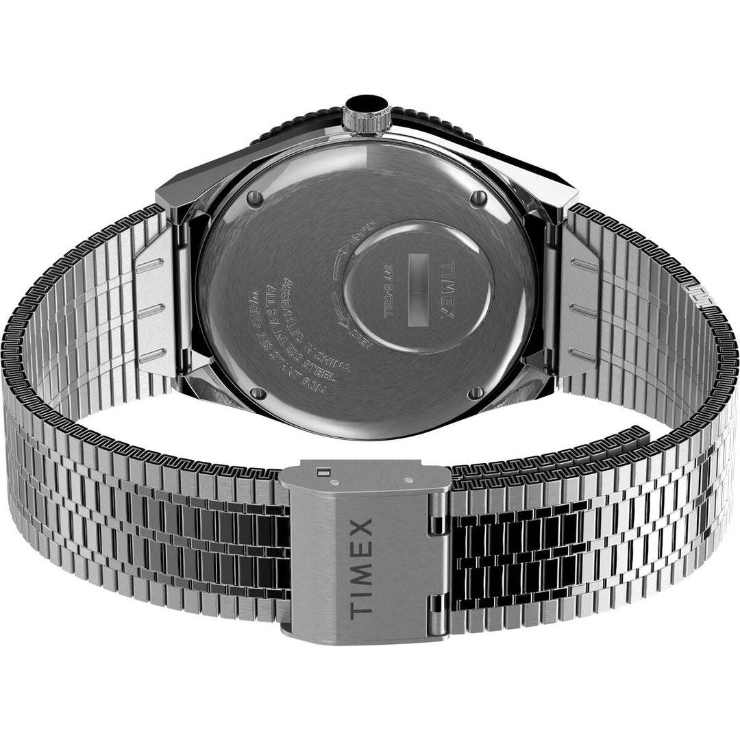 Timex 3 Hands Men's Analog Blue Dial Coloured Quartz Watch, Round Dial With 38 Mm Case Width - TW2V18300U9