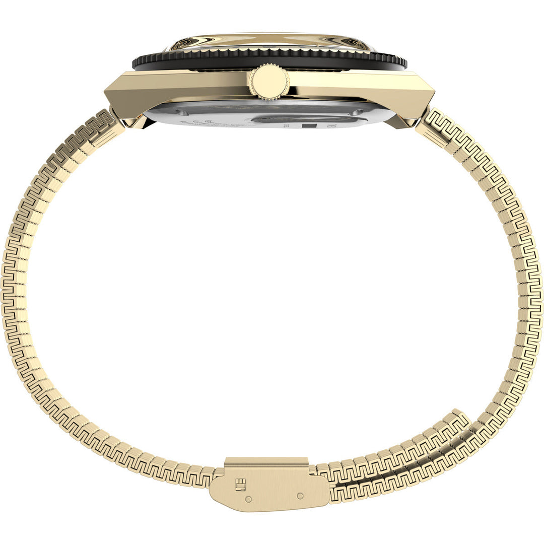 Timex 3 Hands Men's Analog Beige Dial Coloured Quartz Watch, Round Dial With 38 Mm Case Width - TW2V18700U9