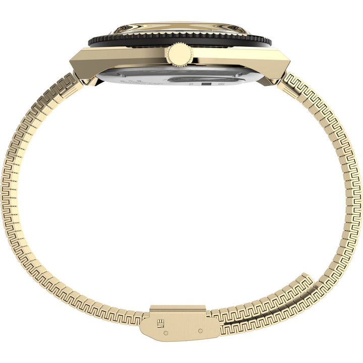 Timex 3 Hands Men's Analog Beige Dial Coloured Quartz Watch, Round Dial With 38 Mm Case Width - TW2V18700U9