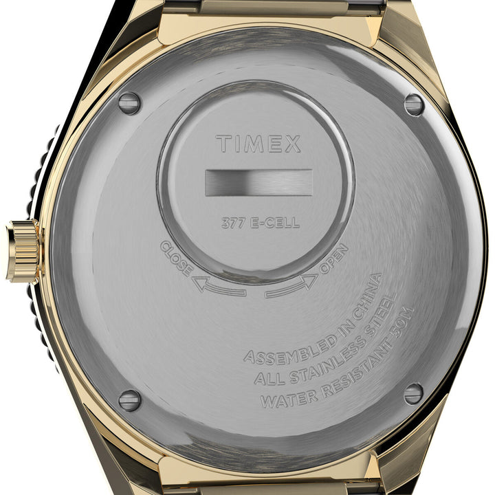 Timex 3 Hands Men's Analog Beige Dial Coloured Quartz Watch, Round Dial With 38 Mm Case Width - TW2V18700U9