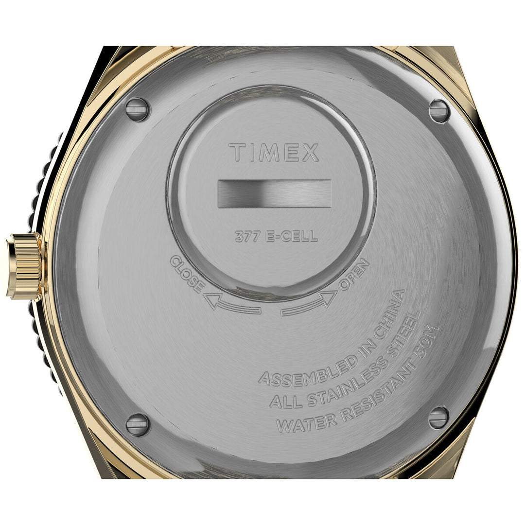 Timex 3 Hands Men's Analog Beige Dial Coloured Quartz Watch, Round Dial With 38 Mm Case Width - TW2V18700U9