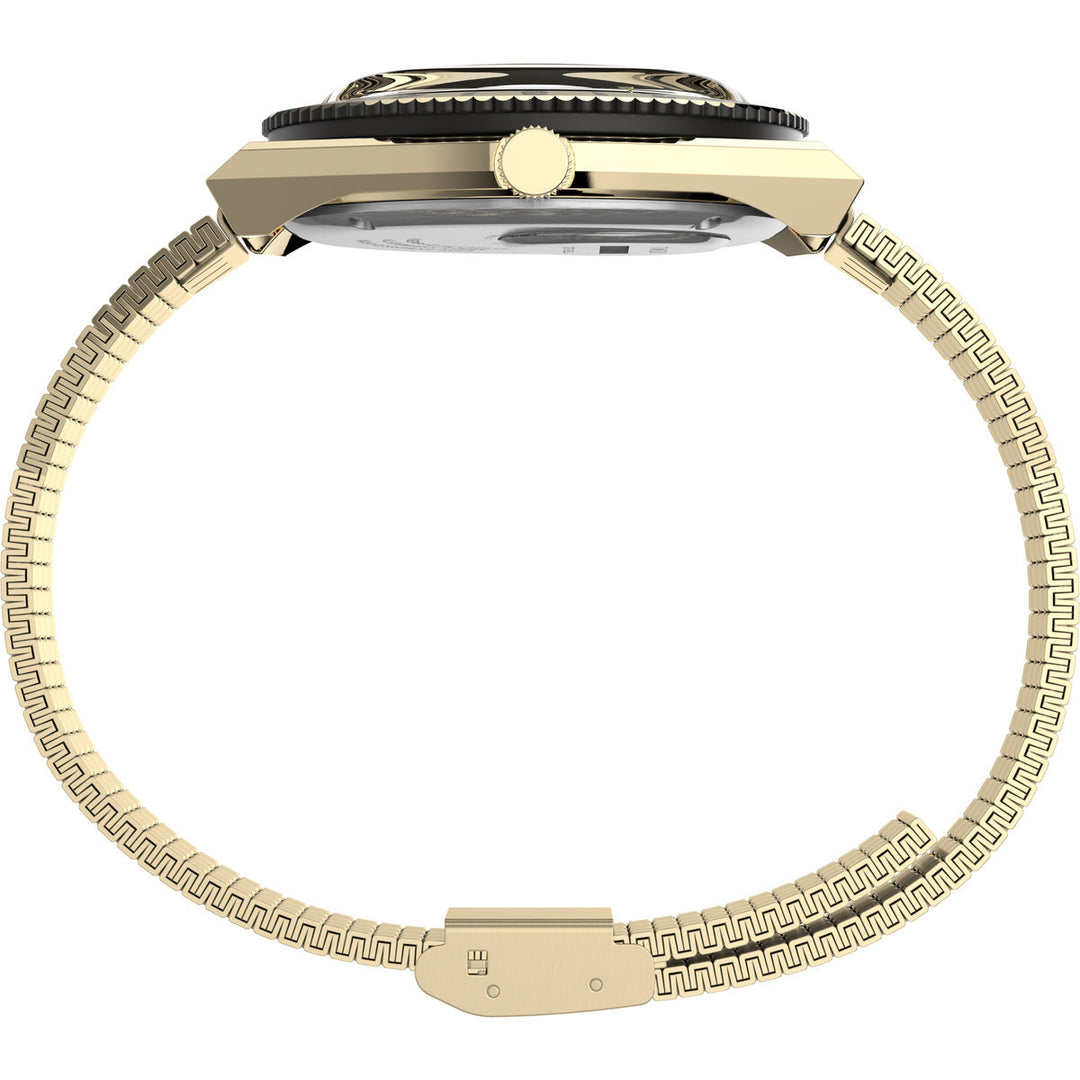 Timex 3 Hands Men's Analog Black Dial Coloured Quartz Watch, Round Dial With 38 Mm Case Width - TW2V18800U9