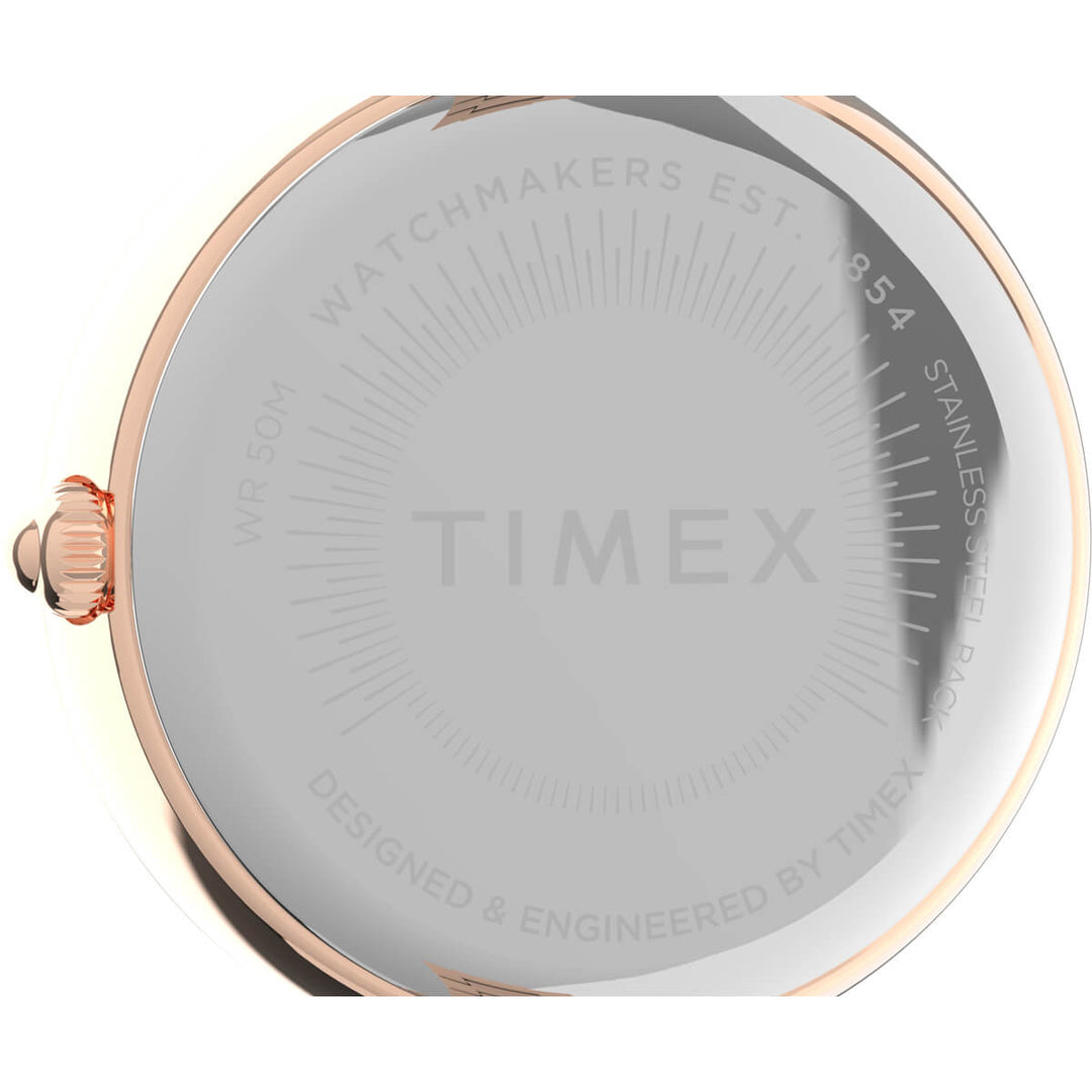 Timex Trend 3 Hands Women's Analog Pink Dial Quartz Watch - TW2V24300UJ