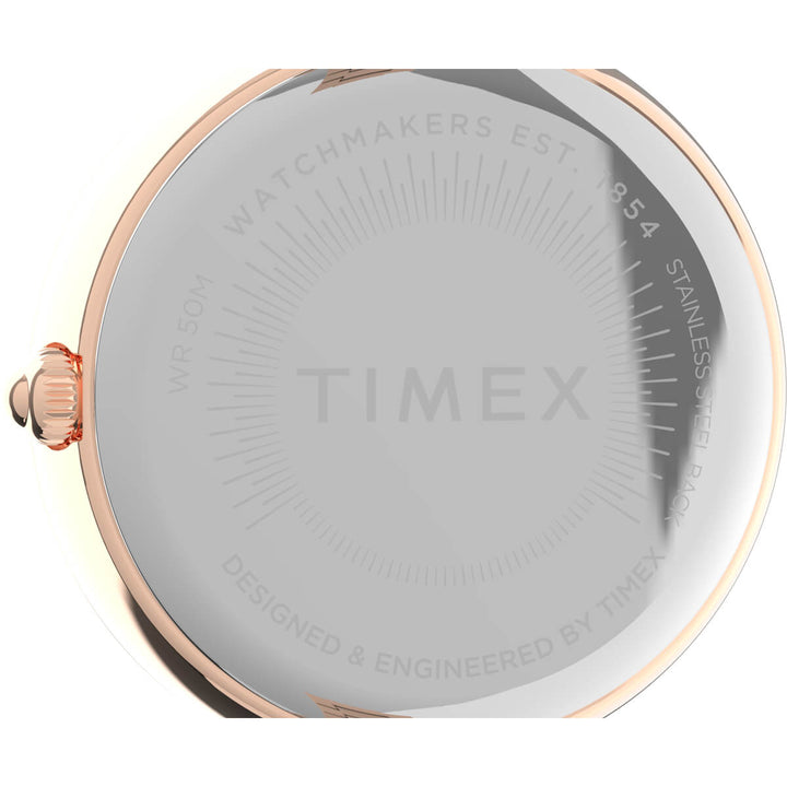 Timex Trend 3 Hands Women's Analog Pink Dial Quartz Watch - TW2V24300UJ