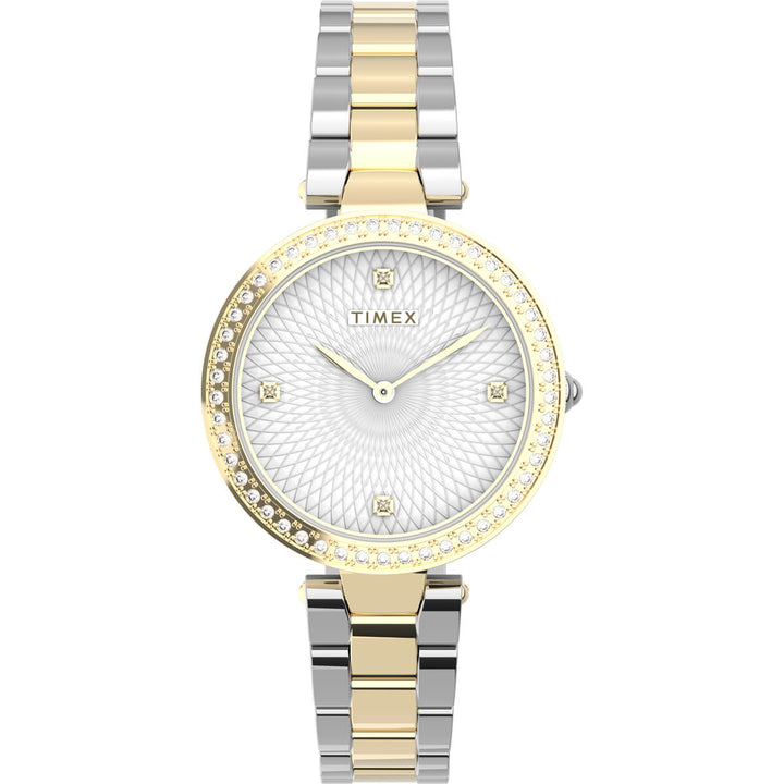 TIMEX Trend Women Silver Round Dial Analog Watch - TW2V24500