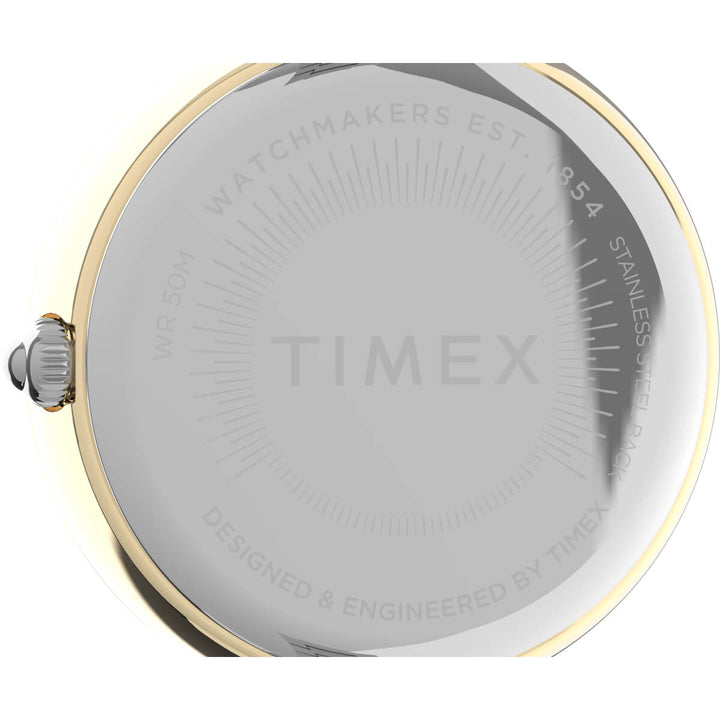 Timex 3 Hands Women's Analog Silver Dial Coloured Quartz Watch, Round Dial With 32 Mm Case Width - TW2V24500UJ