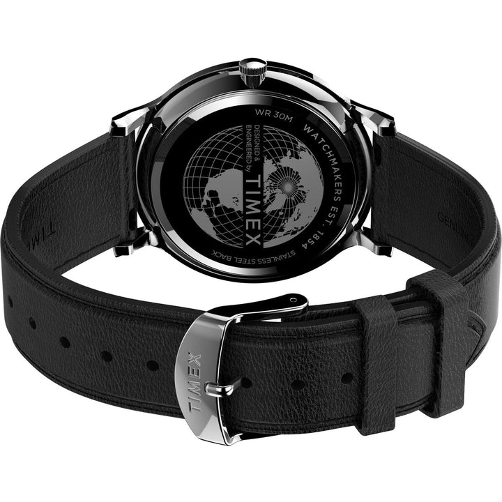 Timex Multifunctonal Men's Analog Black Dial Coloured Quartz Watch, Round Dial With 40 Mm Case Width - TW2V28300UJ