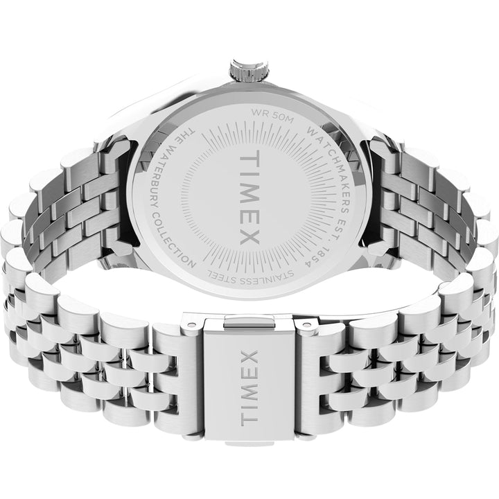 Timex 3 Hands Women's Analog Pink Dial Coloured Quartz Watch, Round Dial With 34 Mm Case Width - TW2V31500UJ