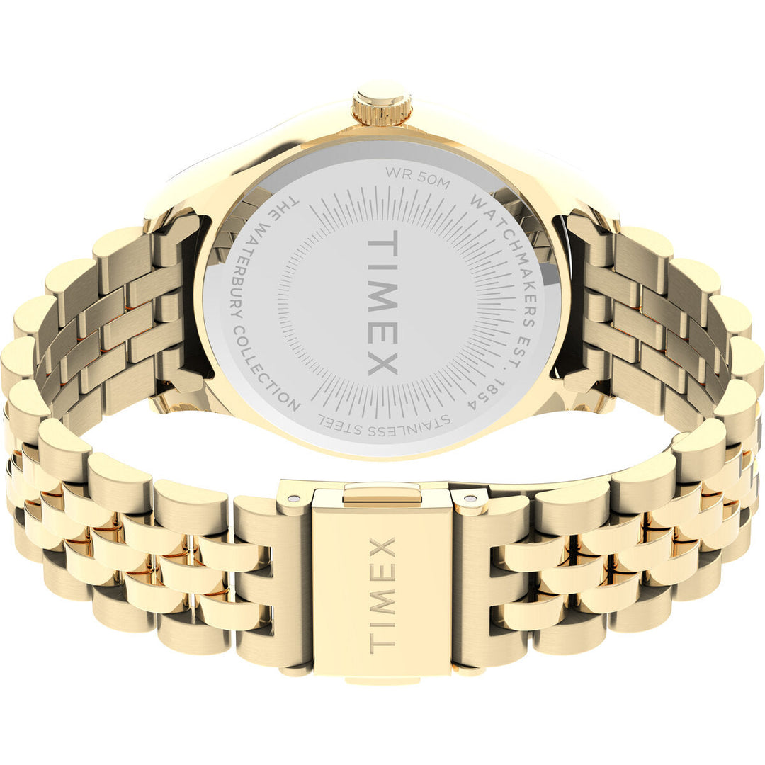 Timex Trend Waterbury 3 Hands Women's Analog Orange Dial Quartz Watch - TW2V31800UJ