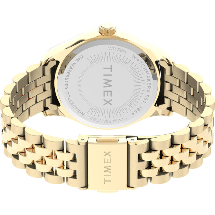 Timex Trend Waterbury 3 Hands Women's Analog Orange Dial Quartz Watch - TW2V31800UJ