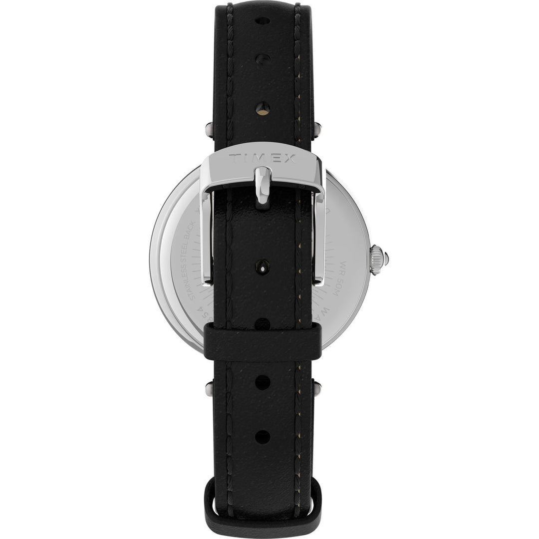 Timex 3 Hands Women's Analog Silver Dial Coloured Quartz Watch, Round Dial with 32 mm Case width - TW2V45200UJ