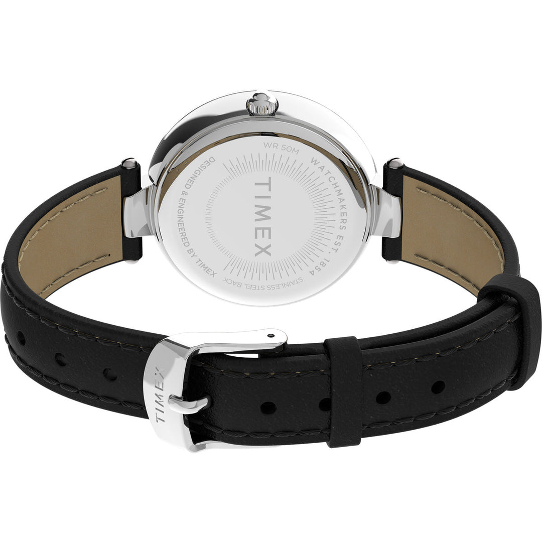 Timex 3 Hands Women's Analog Silver Dial Coloured Quartz Watch, Round Dial with 32 mm Case width - TW2V45200UJ