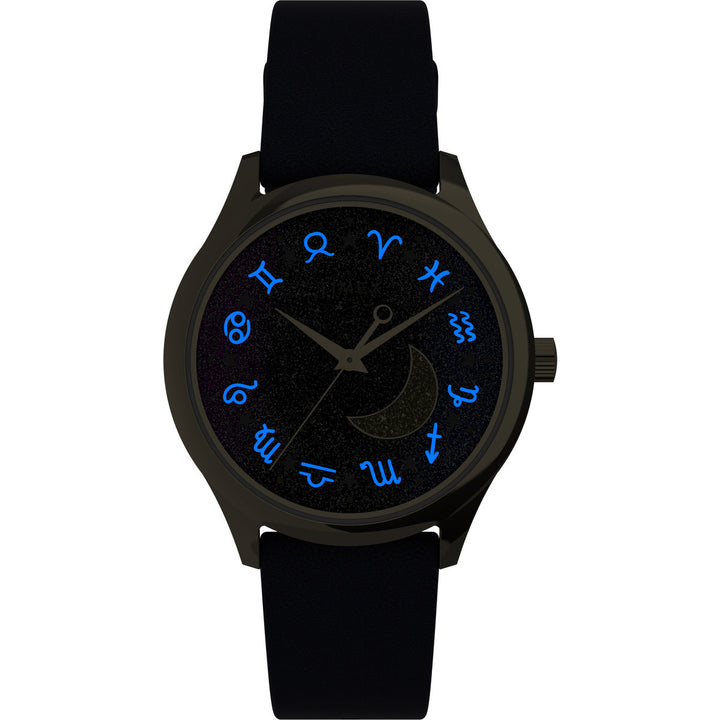 Timex 3 Hands Women's Analog Purple Dial Coloured Quartz Watch, Round Dial With 32 Mm Case Width - TW2V49300JQ