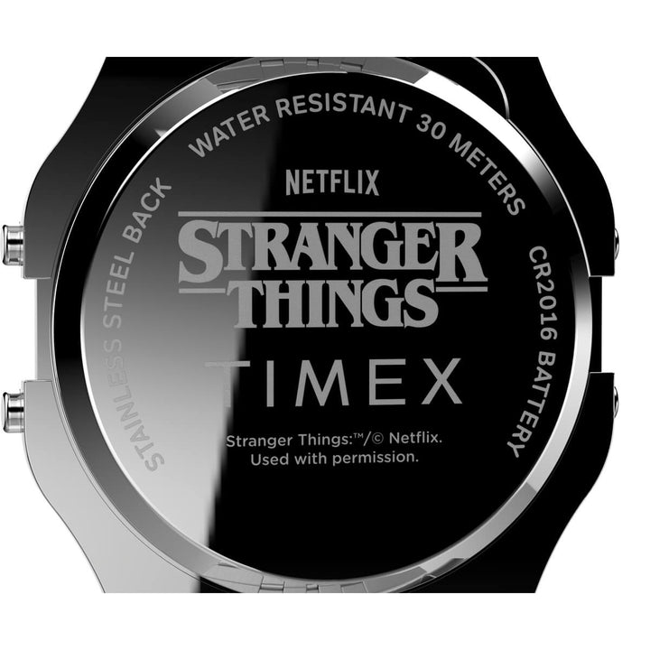 Timex T80 X Stranger Things 34mm Stainless Steel Bracelet Watch - TW2V50900X8