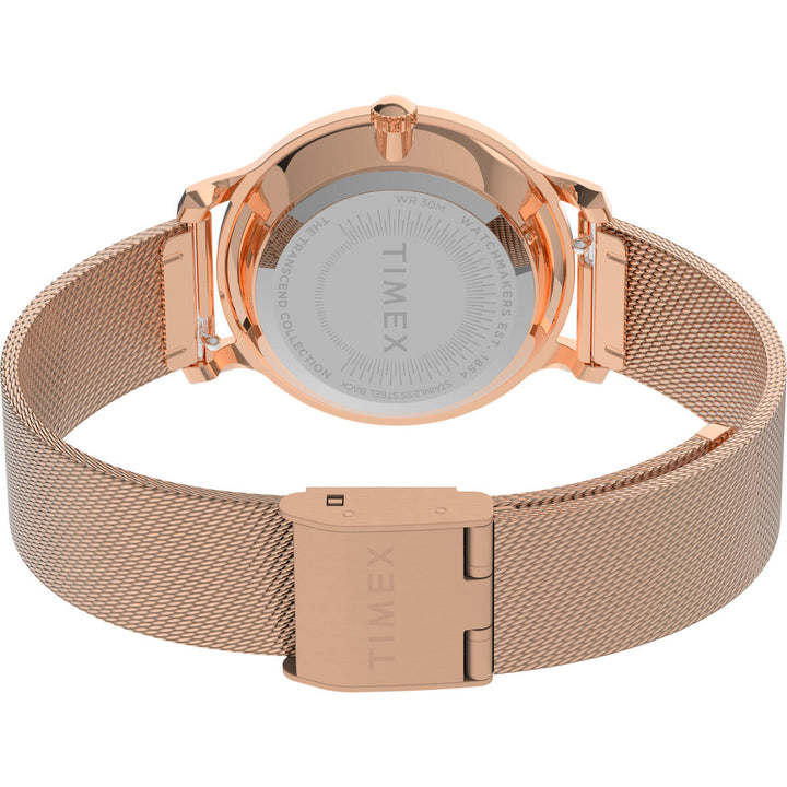 Timex 3 Hands Women's Analog Black Dial Coloured Quartz Watch, Round Dial With 31 Mm Case Width - TW2V52100UJ