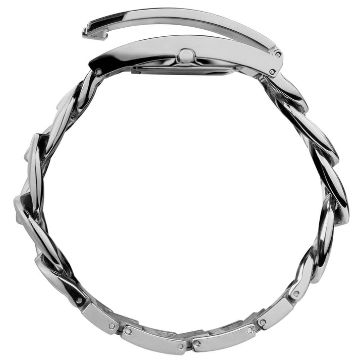 Timex Men's Analog Silver Dial Coloured Quartz Watch, Rectangular Dial With 20 Case Width - TW2V55600X6