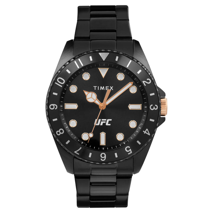 Timex Men's Analog Black Dial Coloured Quartz Watch, Round Dial With 42 Case Width - TW2V568000D