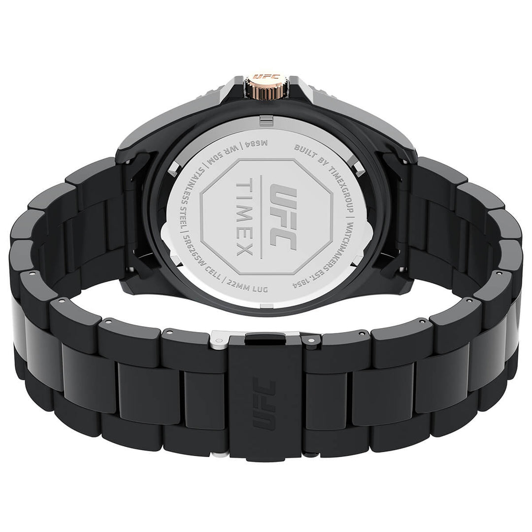 Timex Men's Analog Black Dial Coloured Quartz Watch, Round Dial With 42 Case Width - TW2V568000D