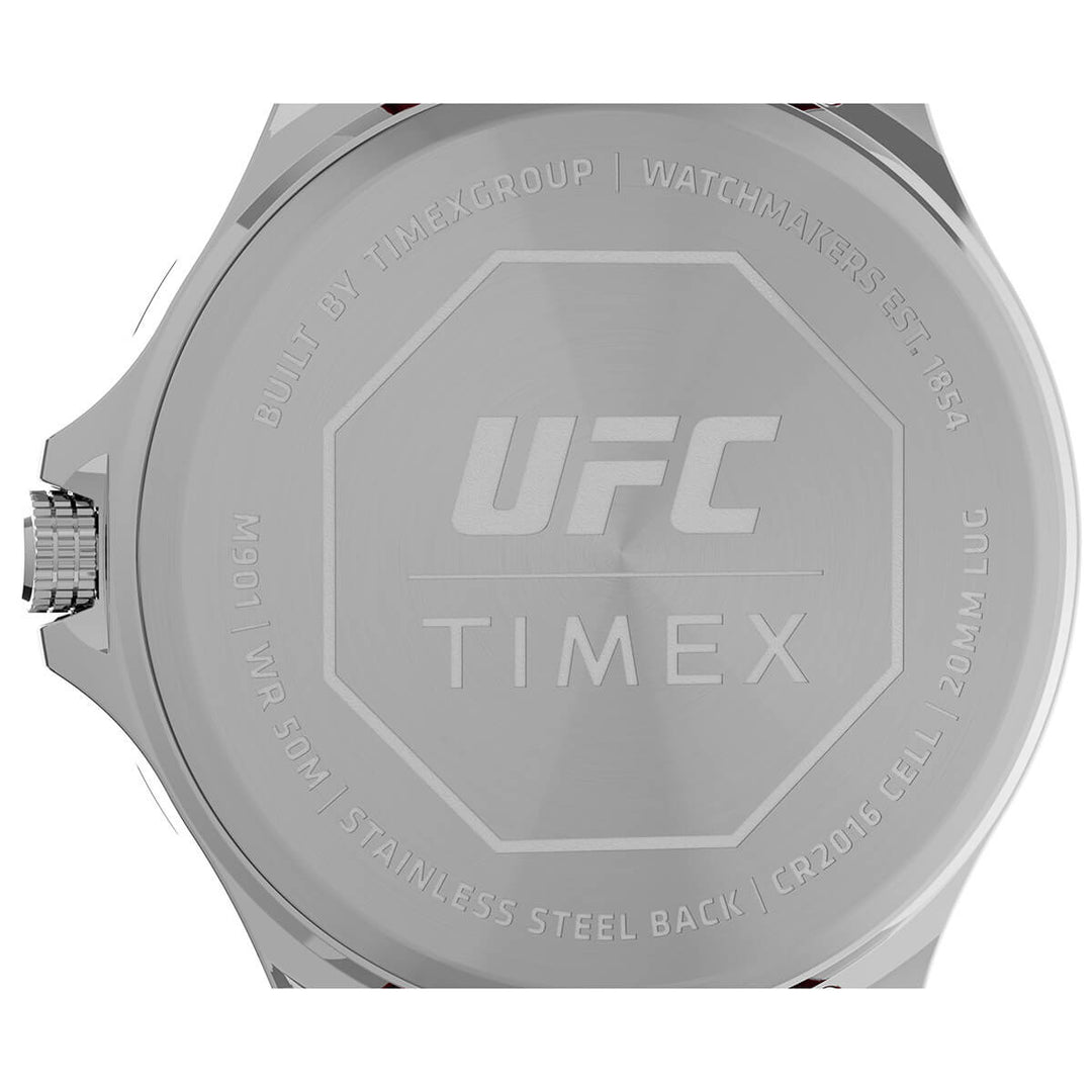 Timex Men's Analog Silver Dial Coloured Quartz Watch, Round Dial With 42 Case Width - TW2V582000D