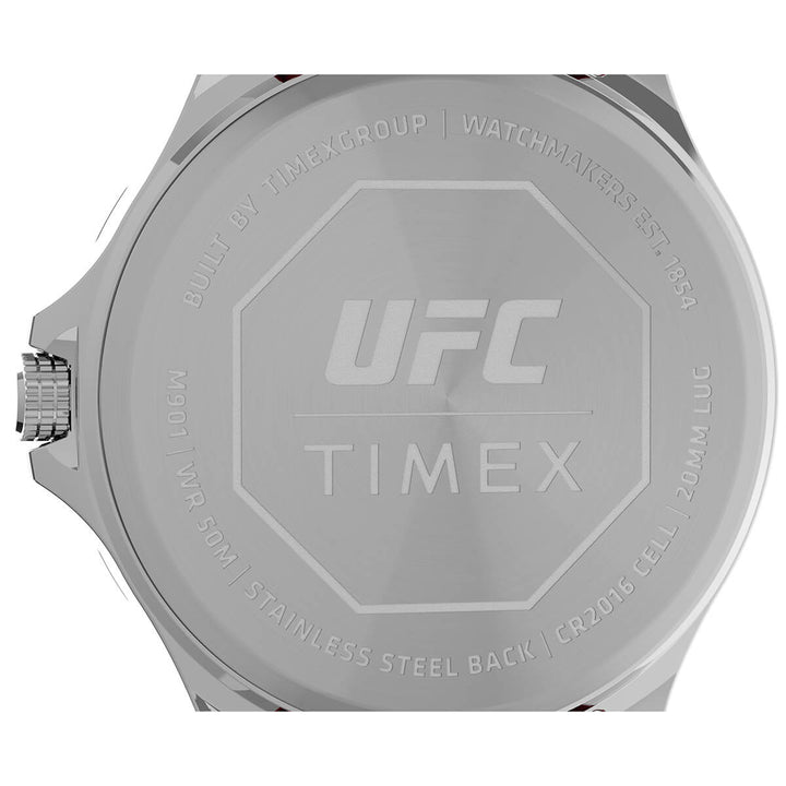 Timex Men's Analog Silver Dial Coloured Quartz Watch, Round Dial With 42 Case Width - TW2V582000D