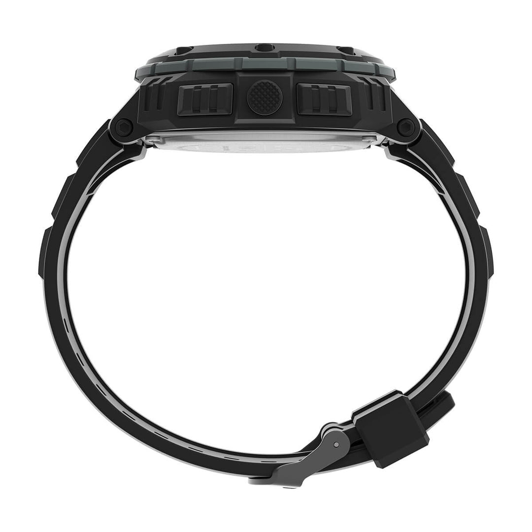 Timex Men's Digital Grey Dial Coloured Digital Watch, Round Dial With 50 Case Width - TW4B272000D