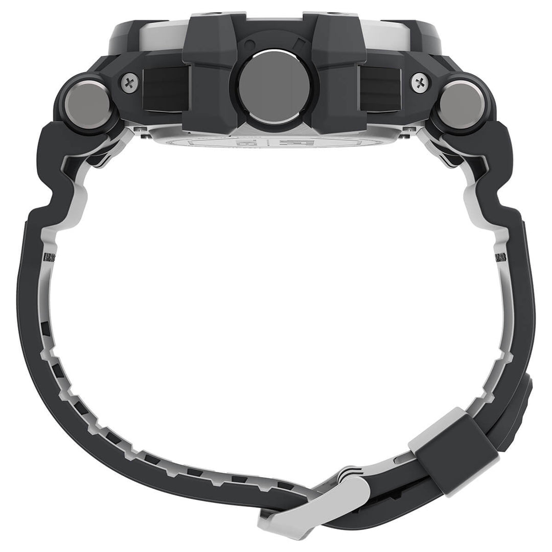 Timex UFC Strength Collection Premium Quality Men's Quartz Analog Black Dial Coloured Quartz Watch, Round Dial With 53 Mm Case Width - TW5M519000D