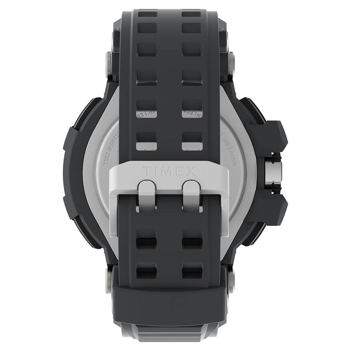 Timex UFC Strength Collection Premium Quality Men's Quartz Analog Black Dial Coloured Quartz Watch, Round Dial With 53 Mm Case Width - TW5M519000D