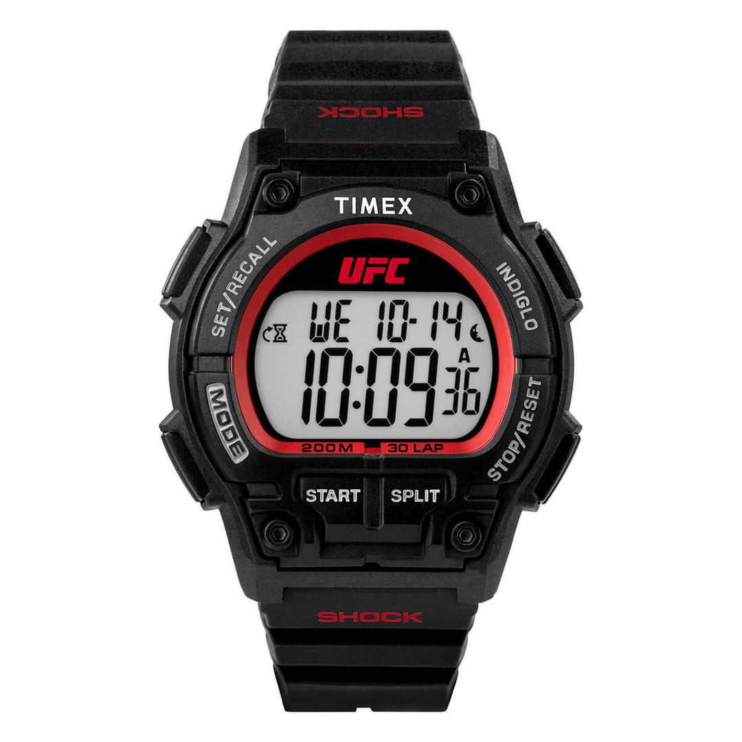 Timex UFC Strength Collection Premium Quality Men's Digital Digital Dial Coloured Watch, Round Dial With 42 Mm Case Width - TW5M525000D