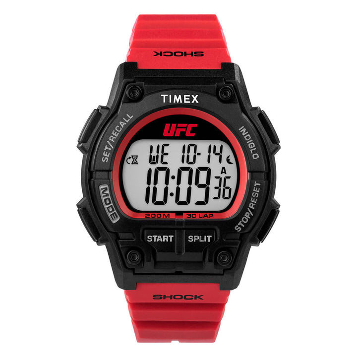 Timex UFC Strength Collection Premium Quality Men's Digital Digital Dial Coloured Watch, Round Dial With 42 Mm Case Width - TW5M526000D