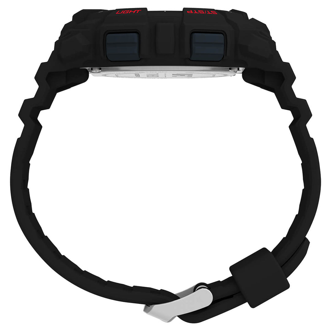 Timex UFC Strength Collection Premium Quality Men's Quartz Analog Digital Dial Coloured Watch, Round Dial With 50 Mm Case Width - TW5M534000D