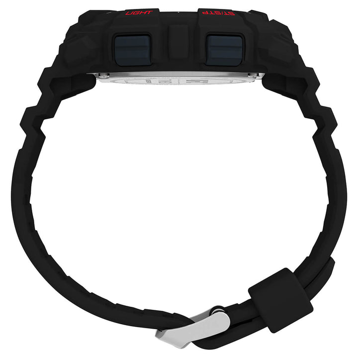 Timex UFC Strength Collection Premium Quality Men's Quartz Analog Digital Dial Coloured Watch, Round Dial With 50 Mm Case Width - TW5M534000D