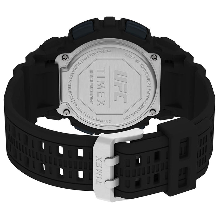 Timex UFC Strength Collection Premium Quality Men's Quartz Analog Digital Dial Coloured Watch, Round Dial With 50 Mm Case Width - TW5M534000D