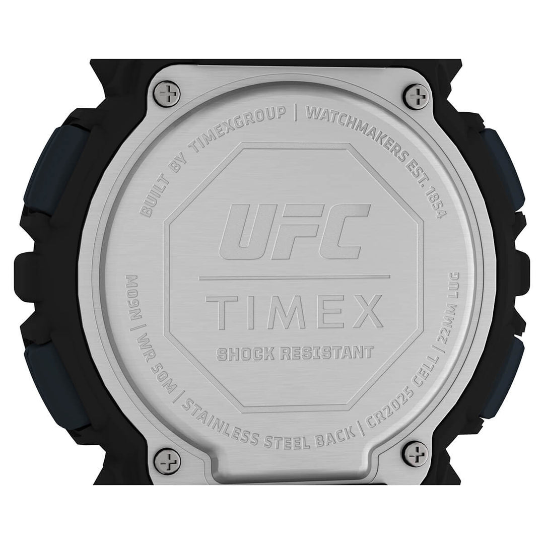 Timex UFC Strength Collection Premium Quality Men's Quartz Analog Digital Dial Coloured Watch, Round Dial With 50 Mm Case Width - TW5M534000D