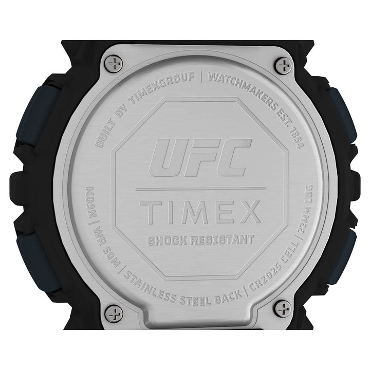 Timex UFC Strength Collection Premium Quality Men's Quartz Analog Digital Dial Coloured Watch, Round Dial With 50 Mm Case Width - TW5M534000D