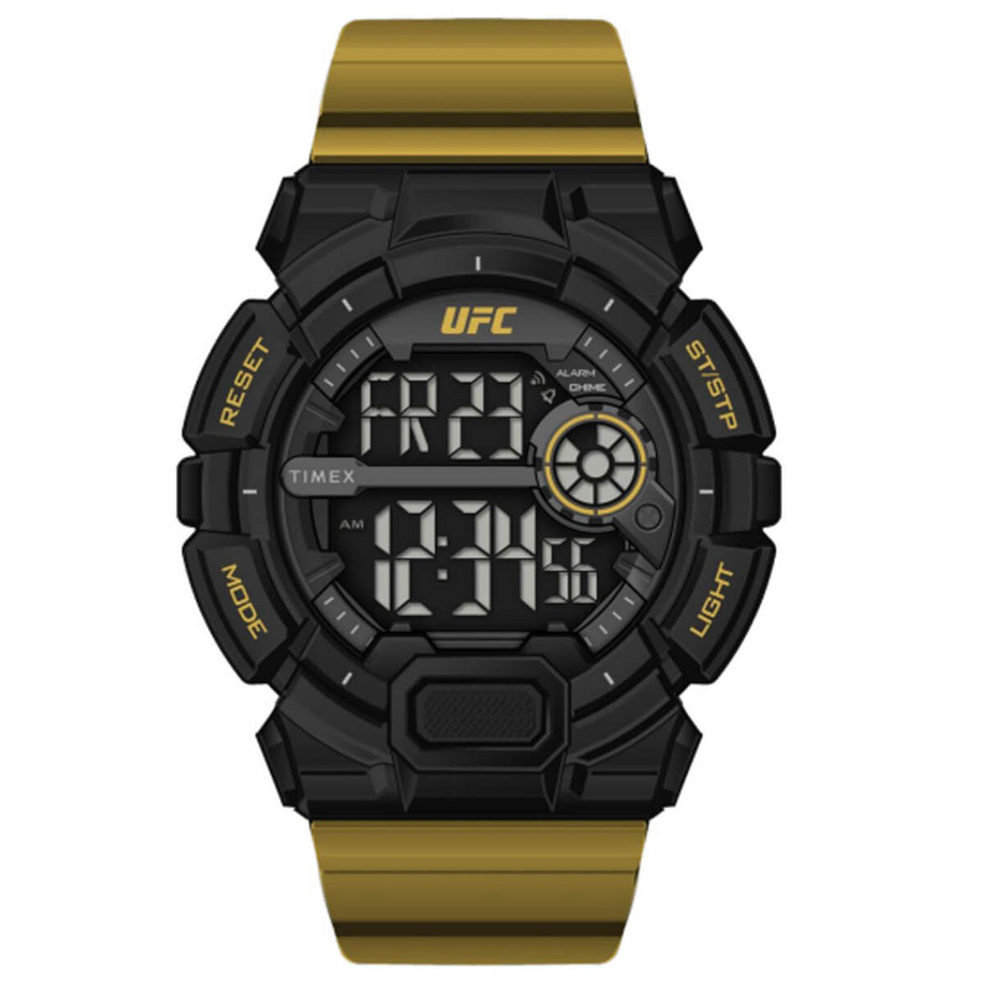 Timex Men Black Round Resin Dial Digital Watch - TW5M536000D