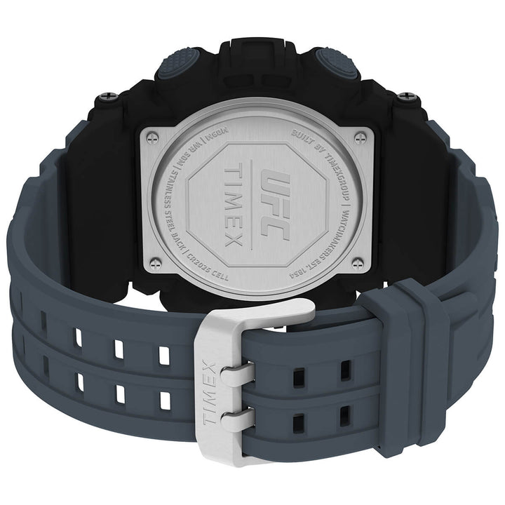 Timex Men Black Round Resin Dial Digital Watch - TW5M538000D