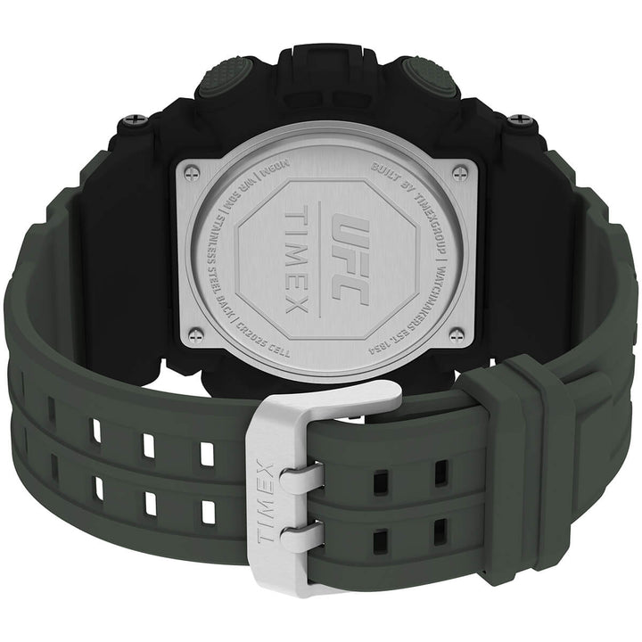 Timex UFC Strength Collection Premium Quality Men's Digital Grey Dial Coloured Watch, Round Dial With 50 Mm Case Width - TW5M539000D