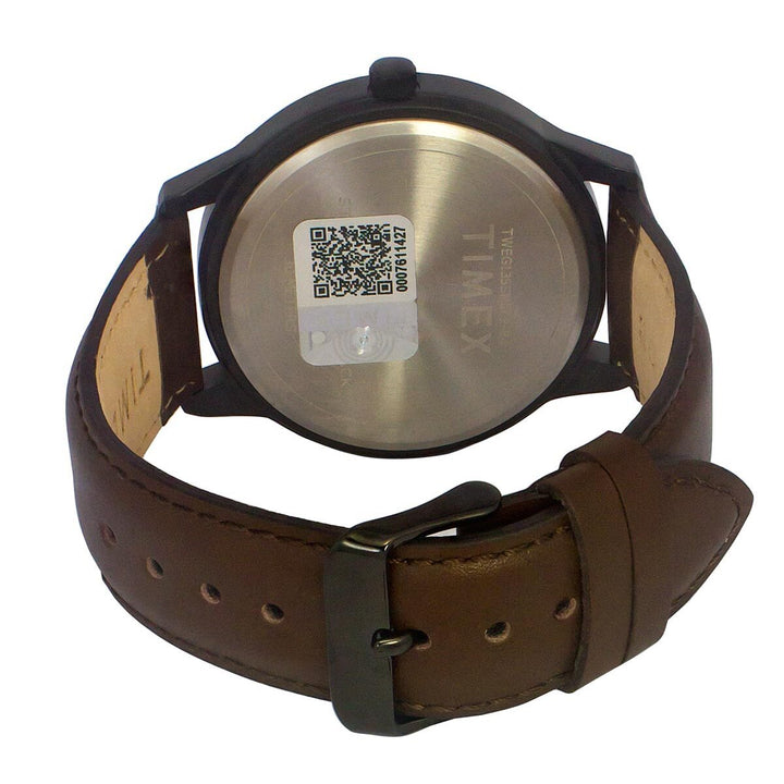 Timex Multifunction Men Analog Black Dial Coloured Quartz Watch, Round Dial With 30 Mm Case Width - TWEG135SMU02