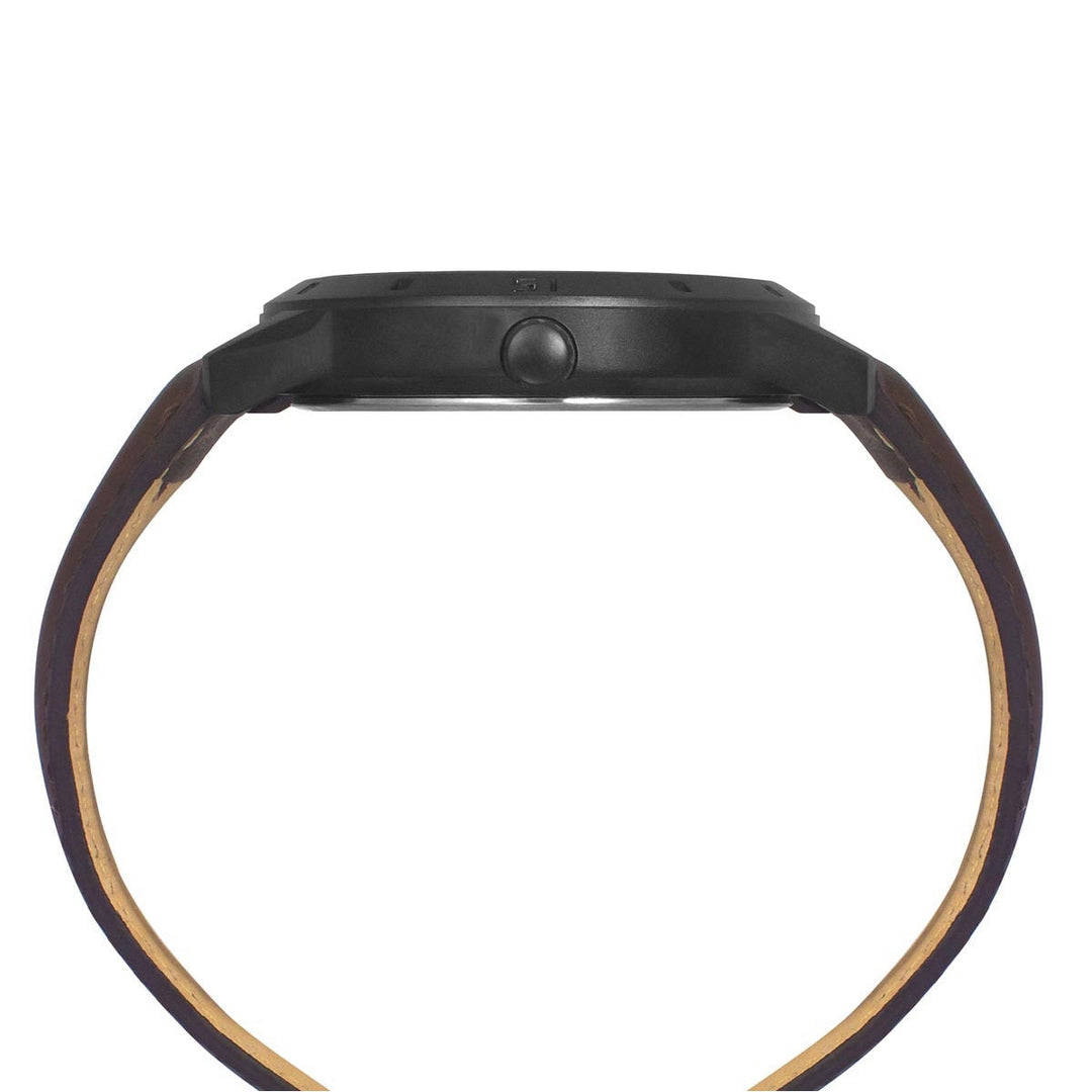 Timex Multifunction Men Analog Black Dial Coloured Quartz Watch, Round Dial With 30 Mm Case Width - TWEG135SMU02