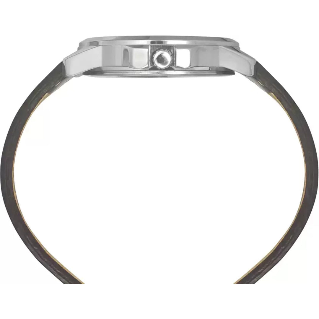 Timex Fashion Men's Beige Dial Round Case Multifunction Function Watch -TWEG165SMU01