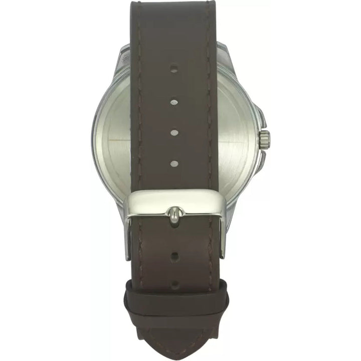 Timex Fashion Men's Beige Dial Round Case Multifunction Function Watch -TWEG165SMU01