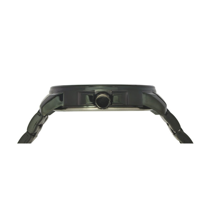 Timex E Class Men's Black Dial Round Case Day Date Function Watch -TWEG17208