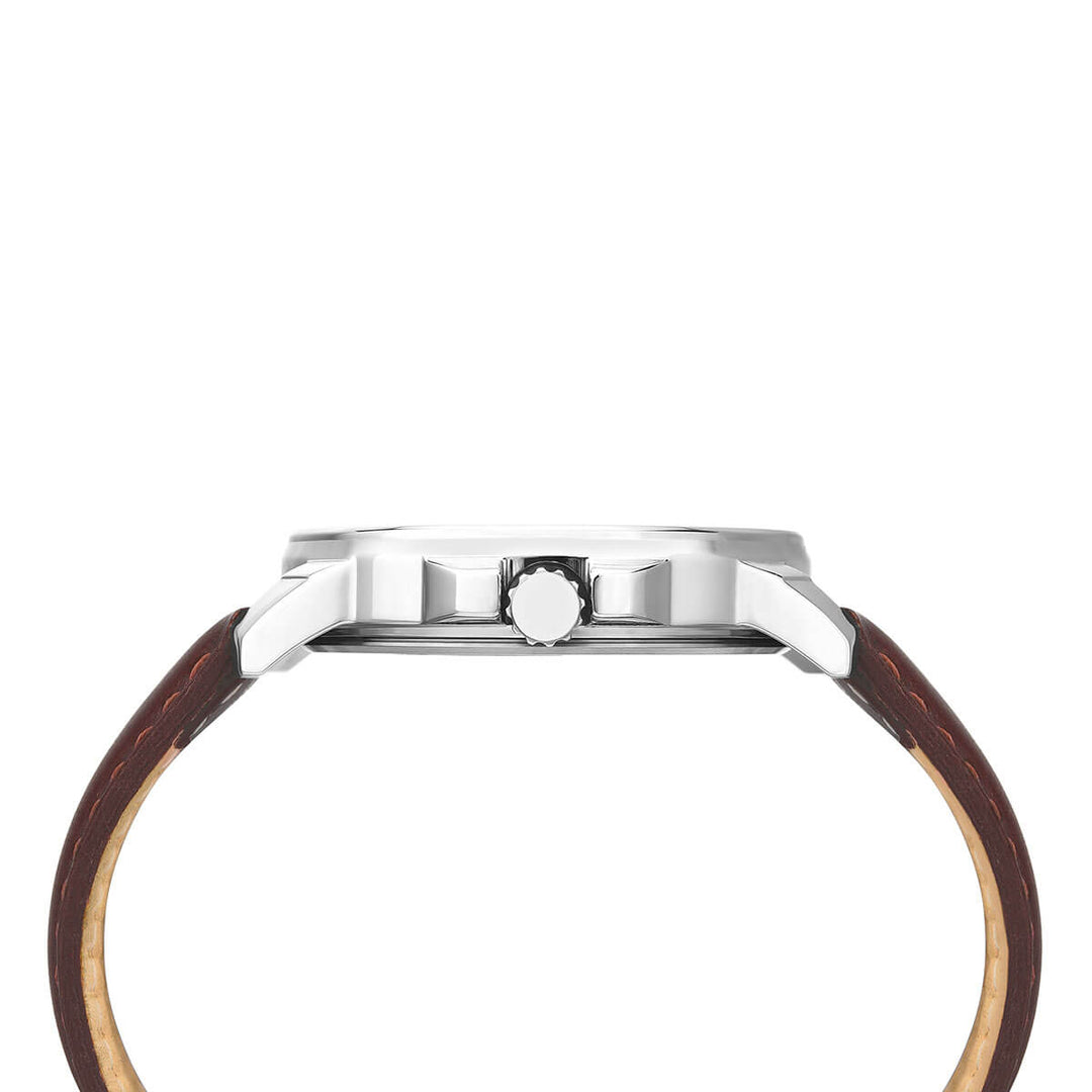 Timex Fashion Men's Silver Dial Round Case Day Date Function Watch -TWEG17210