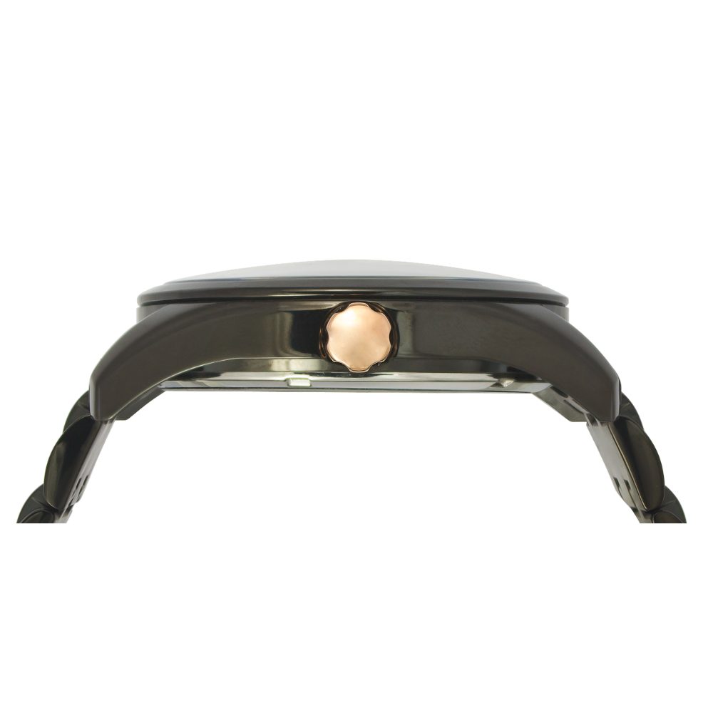 Timex E Class Men's Black Dial Round Case Automatic Function Watch -TWEG17505